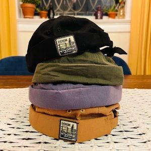 NoBrim Co. - NoBrim Hat - Orange, Green, Blue/Purple, Black